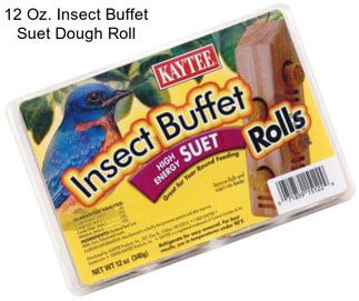 12 Oz. Insect Buffet Suet Dough Roll