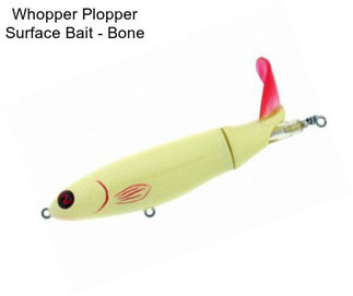 Whopper Plopper Surface Bait - Bone