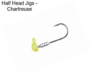 Half Head Jigs - Chartreuse