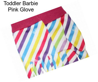 Toddler Barbie Pink Glove