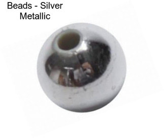 Beads - Silver Metallic