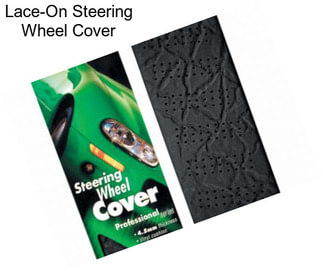 Lace-On Steering Wheel Cover