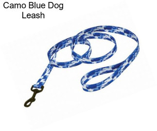 Camo Blue Dog Leash