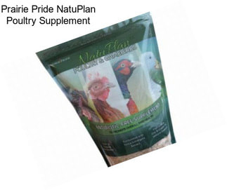 Prairie Pride NatuPlan Poultry Supplement