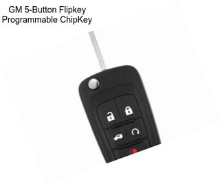 GM 5-Button Flipkey Programmable ChipKey