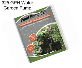 325 GPH Water Garden Pump