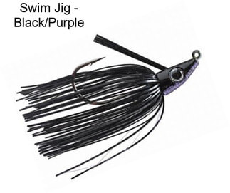 Swim Jig - Black/Purple