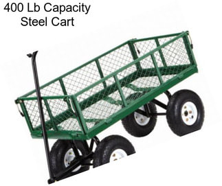 400 Lb Capacity Steel Cart