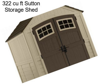 322 cu ft Sutton Storage Shed