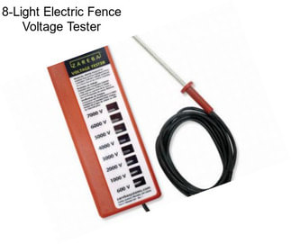 8-Light Electric Fence Voltage Tester