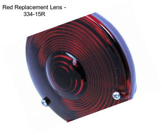 Red Replacement Lens - 334-15R