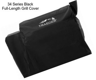 34 Series Black Full-Length Grill Cover