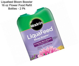 Liquafeed Bloom Booster 16 oz Flower Food Refill Bottles - 2 Pk