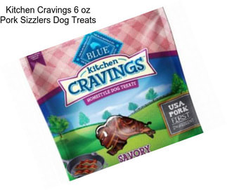 Kitchen Cravings 6 oz Pork Sizzlers Dog Treats