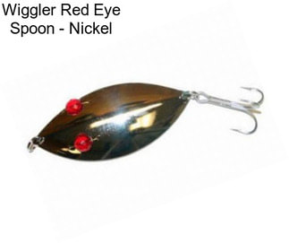 Wiggler Red Eye Spoon - Nickel