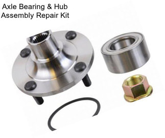 Axle Bearing & Hub Assembly Repair Kit