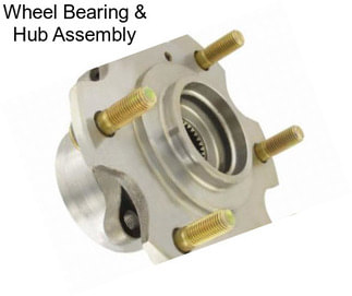 Wheel Bearing & Hub Assembly