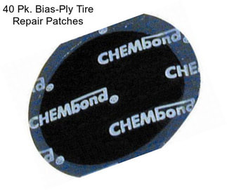 40 Pk. Bias-Ply Tire Repair Patches