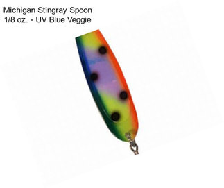 Michigan Stingray Spoon 1/8 oz. - UV Blue Veggie