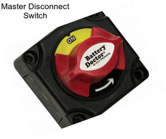 Master Disconnect Switch