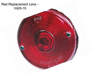 Red Replacement Lens - V420-15