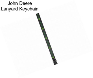 John Deere Lanyard Keychain