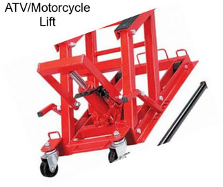 ATV/Motorcycle Lift