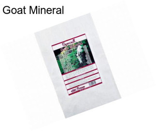 Goat Mineral