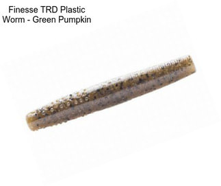 Finesse TRD Plastic Worm - Green Pumpkin