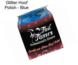 Glitter Hoof Polish - Blue