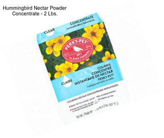 Hummingbird Nectar Powder Concentrate - 2 Lbs.