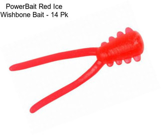 PowerBait Red Ice Wishbone Bait - 14 Pk