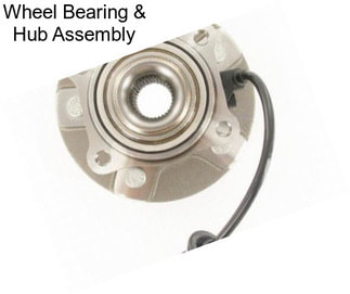 Wheel Bearing & Hub Assembly