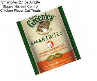 Smartbites 2.1 oz All Life Stages Hairball Control Chicken Flavor Cat Treats