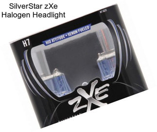 SilverStar zXe Halogen Headlight