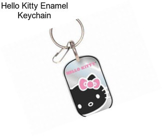 Hello Kitty Enamel Keychain
