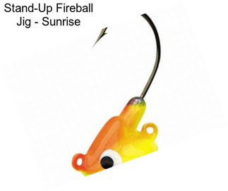 Stand-Up Fireball Jig - Sunrise