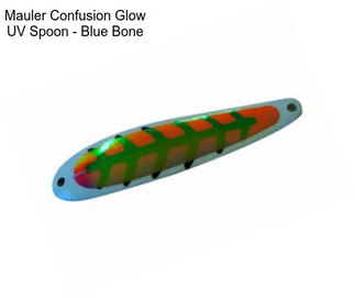 Mauler Confusion Glow UV Spoon - Blue Bone