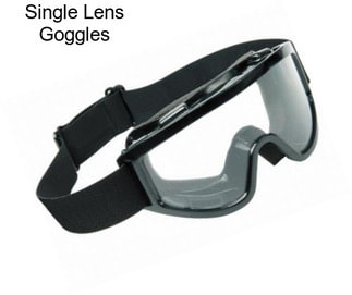 Single Lens Goggles
