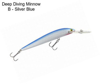 Deep Diving Minnow B - Silver Blue