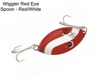 Wiggler Red Eye Spoon - Red/White