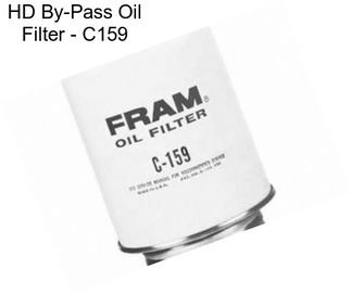 HD By-Pass Oil Filter - C159