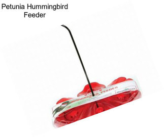 Petunia Hummingbird Feeder