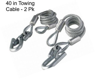 40 in Towing Cable - 2 Pk