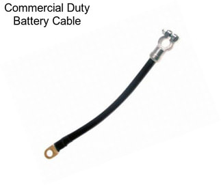 Commercial Duty Battery Cable