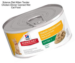 Science Diet Kitten Tender Chicken Dinner Canned Wet Cat Food