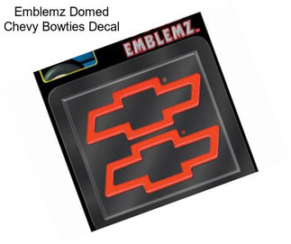 Emblemz Domed Chevy Bowties Decal