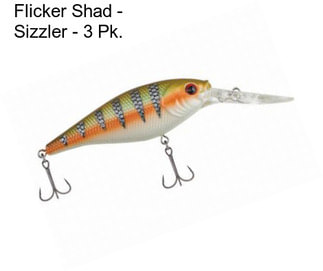 Flicker Shad - Sizzler - 3 Pk.