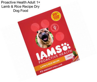 Proactive Health Adult 1+ Lamb & Rice Recipe Dry Dog Food