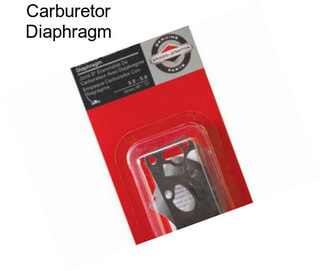 Carburetor Diaphragm